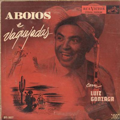 Capa do disco Aboios e vaquejadas, de Luiz Gonzaga
