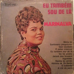 Capa do disco Eu também sou de lá, de Marinalva